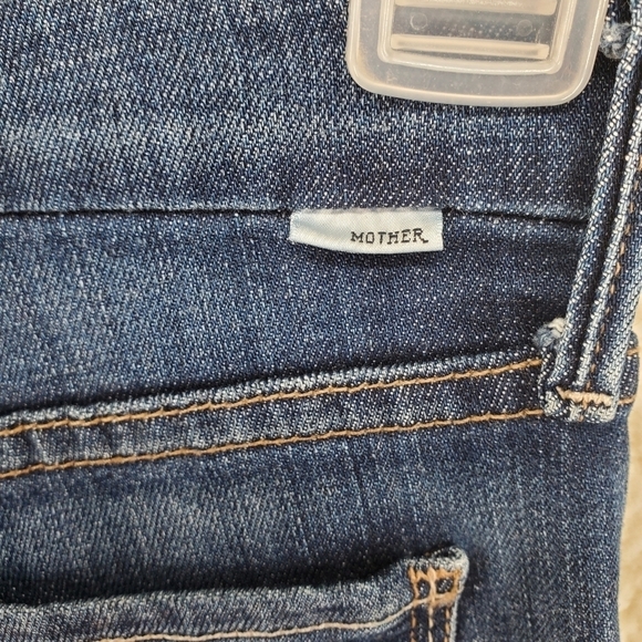 Mother Blue Jeans Looker Clean Sweep 26 (27)x29 Stretchy Skinny Ankle Distressed - Picture 8 of 16